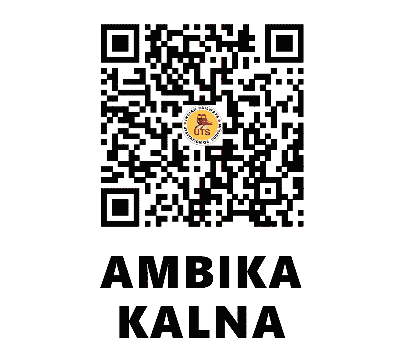 UTS QR Code for AMBIKA KALNA - ABKA - ER (WEST BENGAL)